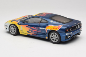 Ferrari 360 Modena Challenge #5 Hot Wheels Purple Fire Livery 1999 Bburago 1:18 29619 Fém – 7. kép a 8-ből