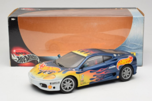 Ferrari 360 Modena Challenge #5 Hot Wheels Purple Fire Livery 1999 Bburago 1:18 29619 Fém – 8. kép a 8-ből