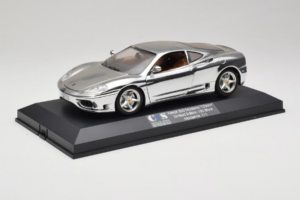 Ferrari 360 Modena Chrome Silver Limitált Kiadás Exclusive Cars 1:18 EC004 Fém – 2. kép a 9-ből