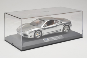 Ferrari 360 Modena Chrome Silver Limitált Kiadás Exclusive Cars 1:18 EC004 Fém – 8. kép a 9-ből