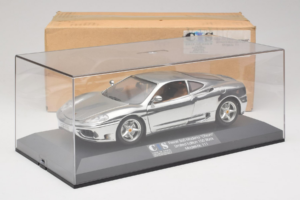 Ferrari 360 Modena Chrome Silver Limitált Kiadás Exclusive Cars 1:18 EC004 Fém – 9. kép a 9-ből