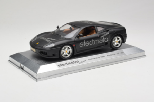 Ferrari 360 Modena Efecmetal Fekete Matt Limitált Kiadás Exclusive Cars 1:18 EC003 Fém – 2. kép a 8-ből