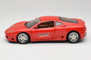 Ferrari 360 Modena Energizer Piros Bburago 1:18 3358-P3 Fém – 4. kép a 8-ből
