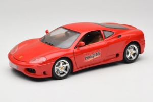 Ferrari 360 Modena Energizer Piros Bburago 1:18 3358-P3 Fém