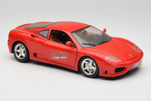 Ferrari 360 Modena Energizer Piros Bburago 1:18 3358-P3 Fém – 6. kép a 8-ből