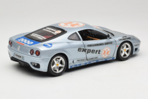 Ferrari 360 Modena Expert #1 Ezüst Bburago 1:18 3348-S1 Fém – 3. kép a 8-ből