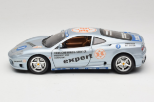 Ferrari 360 Modena Expert #1 Ezüst Bburago 1:18 3348-S1 Fém – 4. kép a 8-ből