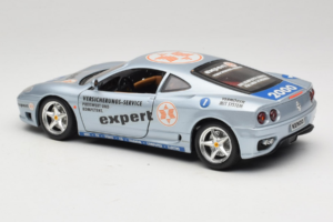 Ferrari 360 Modena Expert #1 Ezüst Bburago 1:18 3348-S1 Fém – 7. kép a 8-ből