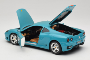 Ferrari 360 Modena Migros Limitált Kiadás 333 db Kék Bburago 1:18 3358-G1 Fém – 5. kép a 8-ből