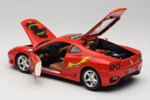 Ferrari 360 Modena #10 5 Jahre IG Bburago Piros Bburago 1:18 3358-P2 Fém – 5. kép a 8-ből