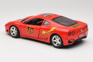 Ferrari 360 Modena #10 5 Jahre IG Bburago Piros Bburago 1:18 3358-P2 Fém – 7. kép a 8-ből