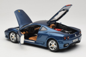 Ferrari 360 Modena #15 Limitált Kiadás Kék Metál Bburago 1:18 3358-F1 Fém – 5. kép a 8-ből