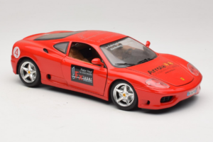 Ferrari 360 Modena Bevro International #4 Limitált Kiadás 111 db Piros Bburago 1:18 3358-P1 Fém – 6. kép a 8-ből