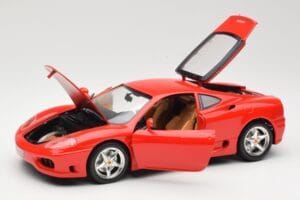 Ferrari 360 Modena Piros Bburago 1:18 3358 Fém – 2. kép a 8-ből