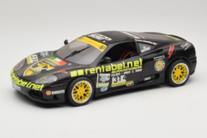 Ferrari 360 Modena Rentabel #314 Gagliardi Fekete Bburago 1:18 3378-B1 Fém