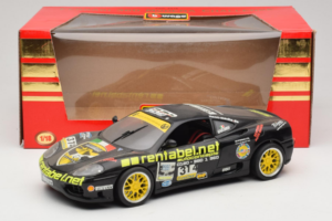 Ferrari 360 Modena Rentabel #314 Gagliardi Fekete Bburago 1:18 3378-B1 Fém – 8. kép a 8-ből