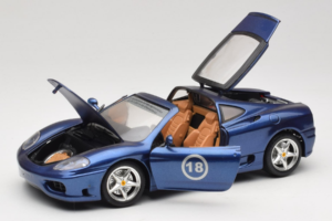 Ferrari 360 Modena Targa Limitált Kiadás 333 db Lila Metál Bburago 1:18 3348-F1 Fém – 2. kép a 8-ből