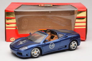 Ferrari 360 Modena Targa Limitált Kiadás 333 db Lila Metál Bburago 1:18 3348-F1 Fém – 8. kép a 8-ből