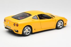 Ferrari 360 Modena Sárga Bburago 1:18 3368 Fém – 3. kép a 8-ből