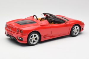 Ferrari 360 Spider Piros Hot Wheels 1:18 FER129 Fém – 3. kép a 8-ből