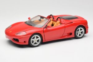 Ferrari 360 Spider Piros Hot Wheels 1:18 FER129 Fém