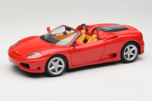 Ferrari 360 Spider Piros Hot Wheels 1:18 27774-M1 Fém