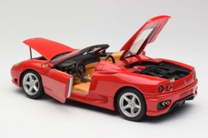 Ferrari 360 Spider Piros Hot Wheels 1:18 FER129 Fém – 5. kép a 8-ből