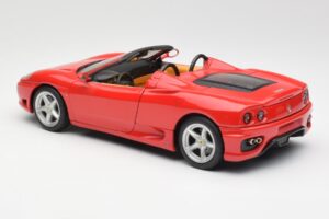 Ferrari 360 Spider Piros Hot Wheels 1:18 FER129 Fém – 7. kép a 8-ből