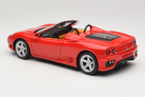 Ferrari 360 Spider Piros Hot Wheels 1:18 27774-M1 Fém – 7. kép a 8-ből