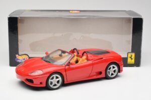 Ferrari 360 Spider Piros Hot Wheels 1:18 FER129 Fém – 8. kép a 8-ből