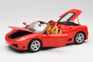 Ferrari 360 Spider Piros Hot Wheels 1:18 57310 Fém – 2. kép a 8-ből