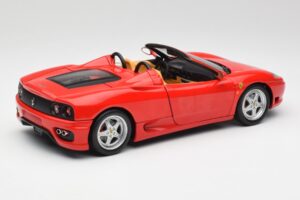 Ferrari 360 Spider Piros Hot Wheels 1:18 57310 Fém – 3. kép a 8-ből