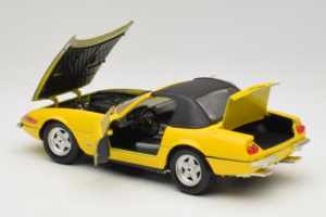 Ferrari 365 GTS/4 Daytona Kabrió Sárga Techno Giodi 1:18 740028 Fém – 5. kép a 8-ből