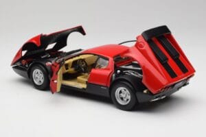 Ferrari 365 GT4/BB Piros Kyosho 1:18 08173R Fém – 5. kép a 8-ből