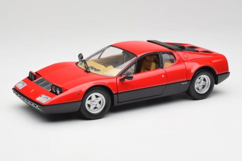 Ferrari 365 GT4/BB Piros Kyosho 1:18 08173R Fém