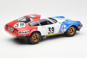 Ferrari 365 GTB/4 #39 J-C. Andruet / Lena 24 Hours of Le Mans 1972 Kyosho 1:18 08164E Fém – 3. kép a 8-ből