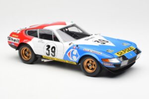 Ferrari 365 GTB/4 #39 J-C. Andruet / Lena 24 Hours of Le Mans 1972 Kyosho 1:18 08164E Fém – 6. kép a 8-ből