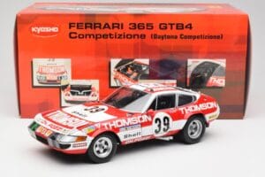 Ferrari 365 GTB4 Competizione #39 1973 Kyosho 1:18 08164F Fém – 8. kép a 8-ből