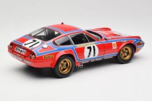 Ferrari 365 GTB4 Competizione #71 24 Hours of Le Mans 1974 Kyosho 1:18 08164A Fém – 3. kép a 8-ből