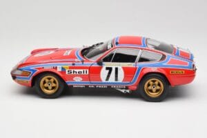 Ferrari 365 GTB4 Competizione #71 24 Hours of Le Mans 1974 Kyosho 1:18 08164A Fém – 4. kép a 8-ből