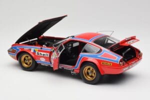 Ferrari 365 GTB4 Competizione #71 24 Hours of Le Mans 1974 Kyosho 1:18 08164A Fém – 5. kép a 8-ből