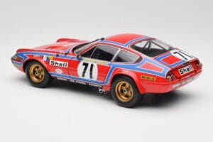 Ferrari 365 GTB4 Competizione #71 24 Hours of Le Mans 1974 Kyosho 1:18 08164A Fém – 7. kép a 8-ből