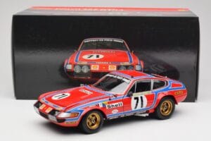Ferrari 365 GTB4 Competizione #71 24 Hours of Le Mans 1974 Kyosho 1:18 08164A Fém – 8. kép a 8-ből