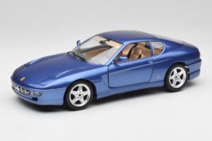Ferrari 456 GT Blu Pozzi Bburago 1:18 3036-M3 Fém