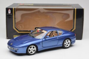 Ferrari 456 GT Blu Pozzi Bburago 1:18 3036-M3 Fém – 8. kép a 8-ből