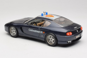 Ferrari 456 GT Carabinieri Fekete Bburago 1:18 3036-B3 Fém – 7. kép a 8-ből