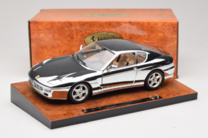 Ferrari 456 GT Chrome Silver Bburago 1:18 3746-R1 Fém – 8. kép a 8-ből