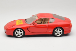 Ferrari 456 GT Ferrari Model Club Piros Bburago 1:18 3036-P1 Fém – 4. kép a 8-ből