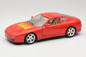Ferrari 456 GT Ferrari Model Club Piros Bburago 1:18 3036-P1 Fém