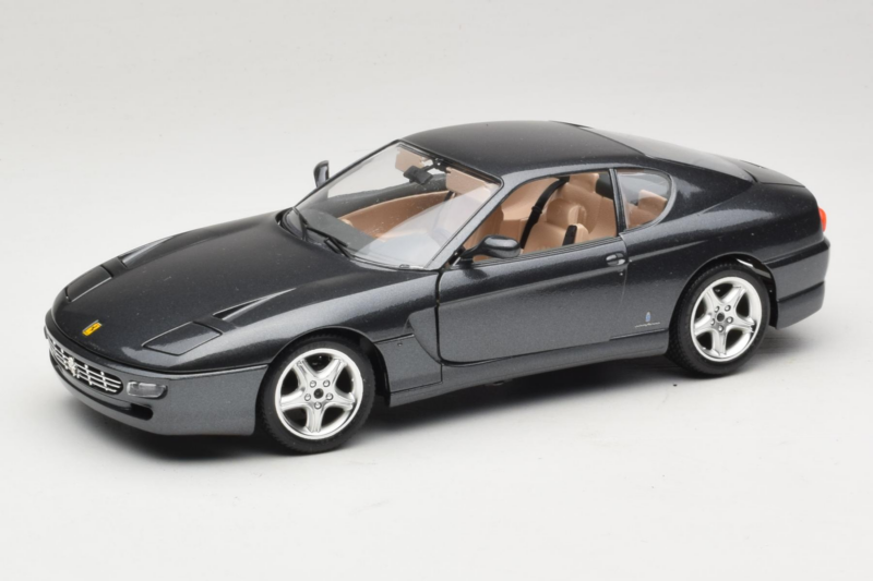 Ferrari 456 GT Szürke Metallic Különleges Fényezés Bburago 1:18 3036D Fém